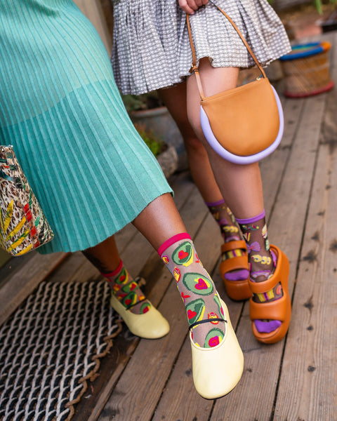 Chaussettes transparentes Avocado Lover-8