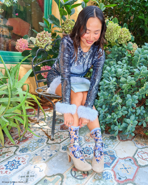 Chaussettes transparentes Casper and Trees-3