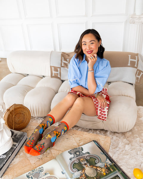 Chaussettes noires transparentes La Dolce Vita-7