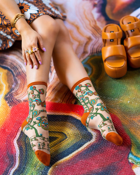 Chaussettes transparentes Tree of Life-7