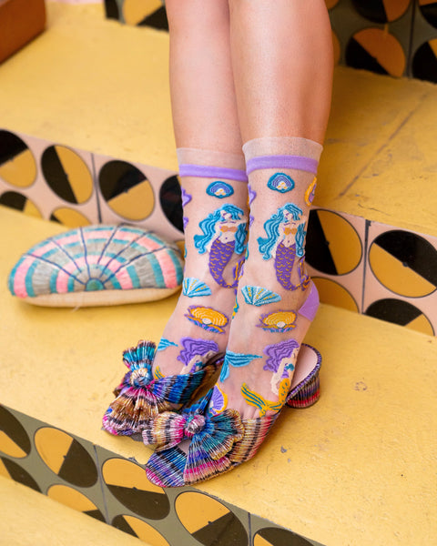 Lot de chaussettes transparentes pour vacances en Europe-1