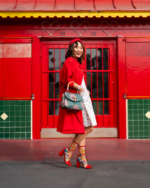 Chaussettes transparentes mi-mollet Année du Serpent-4