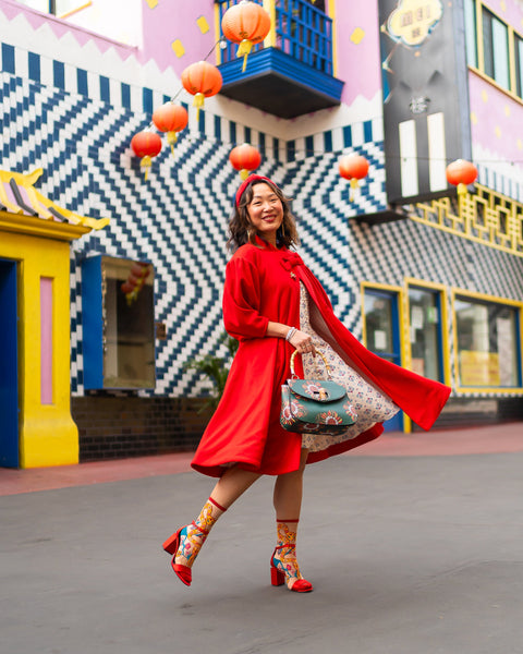 Chaussettes transparentes mi-mollet Année du Serpent-8