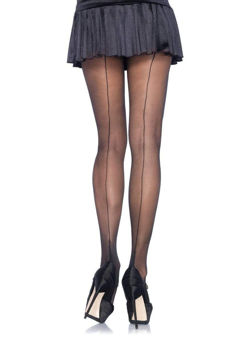 Collants Nyx à talon cubain transparent-1